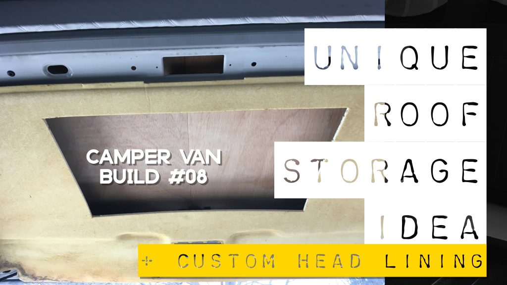 campervan interior roof storage ideas