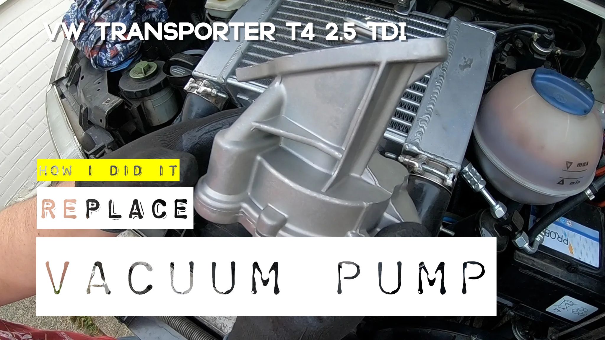 Changing The Vacuum Pump On The Vw T4 2.5tdi Adventures And Automobiles