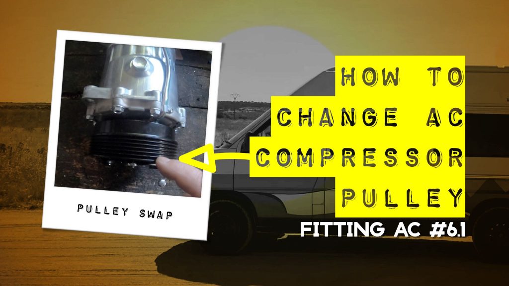 How to change the Air Con compressor pulley