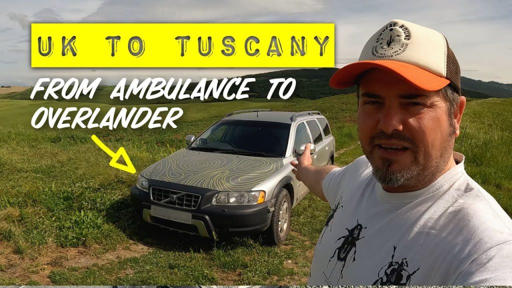 driving an old volvo to tuscany