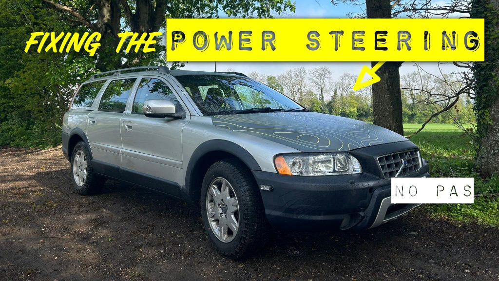volvo xc70 power steering pump replacement