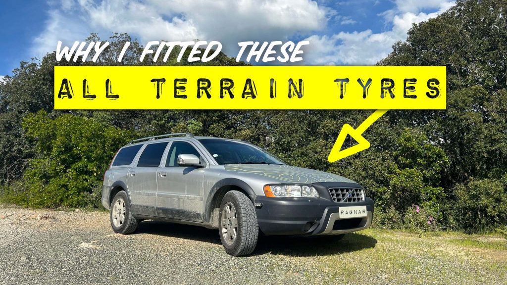 faljen wildpeak AT3W tyres on Volvo XC70