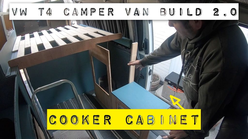 camperv van cooker cabinet