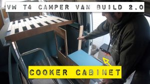 camperv van cooker cabinet