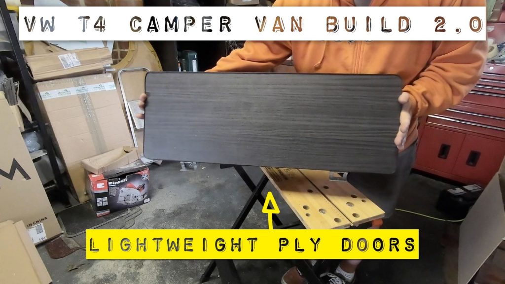 lightweight plywood doors for camper van