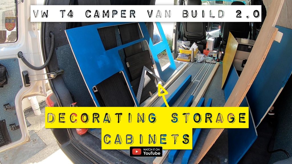 painting campervan cabinets
